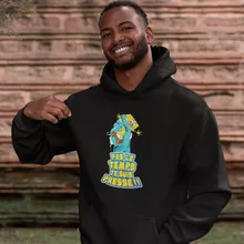 Sweat à capuche Bob « Eponge pressée... » – Parodie Bob l'éponge