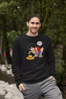Ruffy Pullover “Ruffy und Gollum” – Parodie auf One Piece