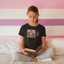 Garp Mädchen Kinder T-Shirt “Garp, Akainu, Aokiji, Kizaru, Sengoku und Smoker” – Parodie auf One Piece