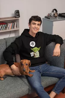 Sweat à capuche Yoda « Vert, je suis !! » – Parodie Star Wars