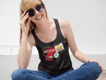 Débardeur Femme Mario « Alerte enlèvement... » – Parodie Super Mario