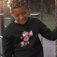 Pink Yoshi Kids Sweater – Yoshi parody