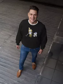 Sudadera R2-D2 “R2-D2 y C-3PO” – Parodia de Star Wars