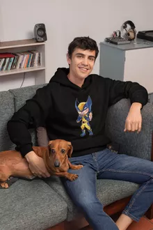 Sudadera con capucha Logan “Logan aka Wolverine” – Parodia de Wolverine