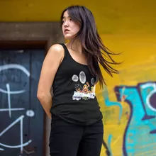 Son Goku Women's Tank Top “Son Goku, Naruto and Luffy” – Naruto parody