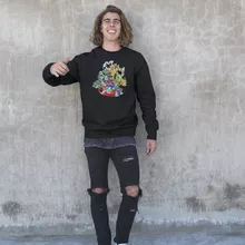 Sudadera Bowser “Bowser, Mario, Luigi y Yoshi” – Parodia de Mario Kart