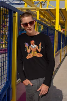 T-Shirt à manches longues Dhalsim « Elastic Fighter ! » – Parodie One Piece