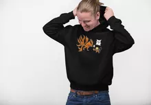Hoodie “Naruto and Kyubi” – Naruto parody