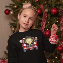 Pikachu Kinder Pullover “Pikachu, Ash und Down” – Parodie auf Pokémon