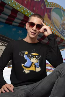 T-Shirt à manches longues Psykokwak « Gangduck Style by Psyko » – Parodie Pokémon