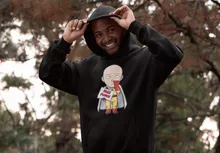 Saitama Kapuzenpullover – Parodie auf One-Punch Man