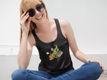 Camiseta Mujer sin mangas Yoshi – Parodia de Mario Kart