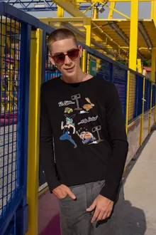 T-Shirt à manches longues Tortue Géniale « De La Fontaine à Toriyama.... » – Parodie Dragon Ball