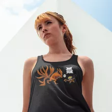 Débardeur Femme « Couché ! » – Parodie Naruto