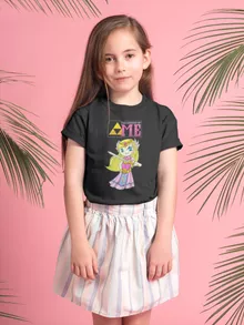 T-shirt Enfant Fille La Princesse Zelda « The Legend of...ME ! » – Parodie Zelda