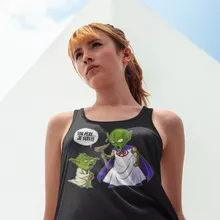 Débardeur Femme Yoda « Ton père, je suis... !! » – Parodie Star Wars
