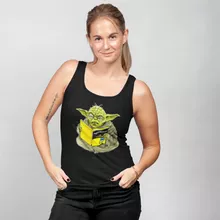 Yoda Women's Tank Top – Star Wars parody