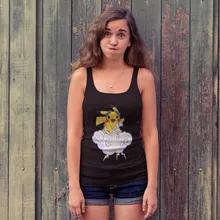 Camiseta Mujer sin mangas Pikachu “Pikachu y Zeus” – Parodia de Pokémon
