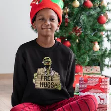 Walking Dead Zombie Kids Sweater “Free Hugs” – The Walking Dead parody