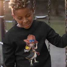 Portgas D Ace Truien voor kinderen “Portgas D Ace en Natsu” – One Piece parodie
