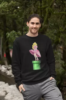 Pull Princesse Peach « Poupoupidou Pou » – Parodie Super Mario