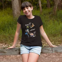 T-shirt Enfant Fille Tortue Géniale « De La Fontaine à Toriyama.... » – Parodie Dragon Ball