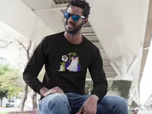 Yoda Long Sleeve Top “Yoda and the God” – Star Wars parody