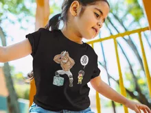 Pegasus Seiya Girls Kids T-shirt “Pegasus Seiya and Cassios” – Knights of the Zodiac - Saint Seiya parody