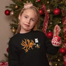 Pull Enfant « Couché ! » – Parodie Naruto