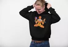 Sweat à capuche Dhalsim « Elastic Fighter ! » – Parodie One Piece