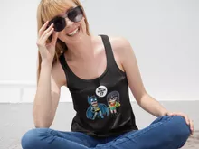 Canotta da Donna Batman “Batman e Robin” – Parodia dei One Piece