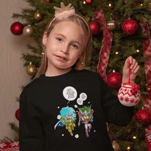 Pull Enfant Shun « Faisons l'Amour, pas la Guerre !! » – Parodie Saint Seiya