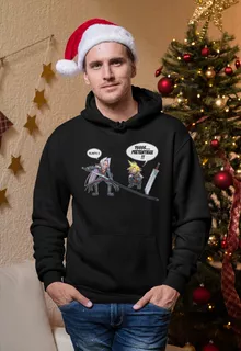 Sweat à capuche Clad « Prétentieux !! » – Parodie Final Fantasy VII