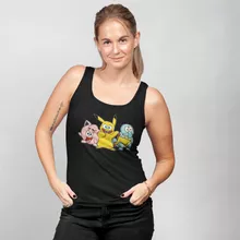 Débardeur Femme Bob « Une troupe de joyeux Cosplayers » – Parodie Pokémon