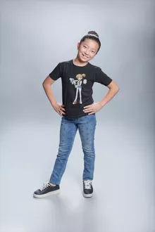 Misty Girls Kids T-shirt “Misty, Squirtle and Togepi” – Pokémon parody