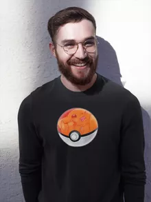 Das Pokeball Pullover “Das Pokeball auf Pikachu” – Parodie auf Pokémon