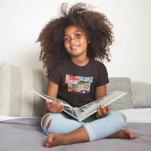 T-shirt Enfant Fille Sangoku Super Saiyan God « Super God Parodie » – Parodie Dragon Ball Super