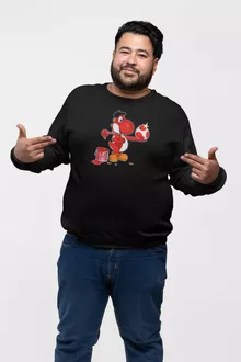 Felpa “Yoshi rosso” – Parodia dei Yoshi