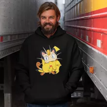 Sweat à capuche Pikachu « Le jeu du Chat et la Souris » – Parodie Pokémon