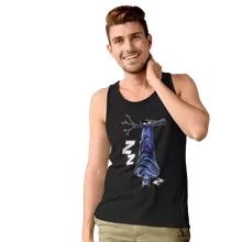 Herren Tank Top – Parodie auf Batman