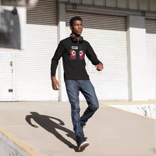 T-Shirt à manches longues Maskass « Wazaaaa !! » – Parodie Super Mario