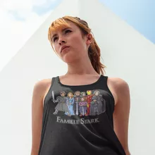 Débardeur Femme Eddard « La Famille Stark au complet ! » – Parodie Iron Man