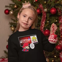 Pull Enfant Mario « Alerte enlèvement... » – Parodie Super Mario