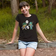 T-shirt Enfant Fille Shura « J't'ai cassé là ! » – Parodie Saint Seiya