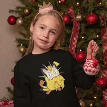 Pikachu Kids Sweater “Pikachu and Meowth” – Pokémon parody
