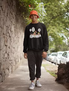Son Goku Sweater “Son Goku, Naruto and Luffy” – Naruto parody