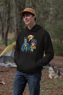 Sudadera con capucha Batman “Batman y Robin” – Parodia de One Piece
