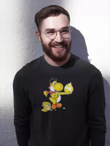 Felpa “Yoshi giallo” – Parodia dei Yoshi