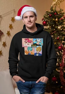 Son-Goku Super-Saiyajin God Kapuzenpullover “Son-Goku Super-Saiyajin God und Ultra Instinct” – Parodie auf Dragon Ball Super