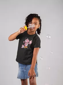 Pink Yoshi Girls Kids T-shirt – Yoshi parody